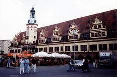 Blick vom Markt auf das Alte Rathaus